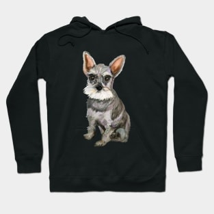 Cute Schnauzer Dog Hoodie